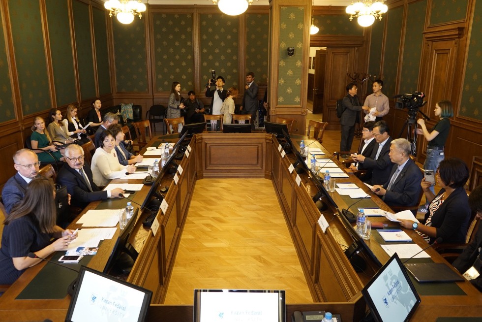 Kazan University welcomed a delegation of the Human Resources Development Service of Korea ,South Korea, Human Resources Development Service of Korea
